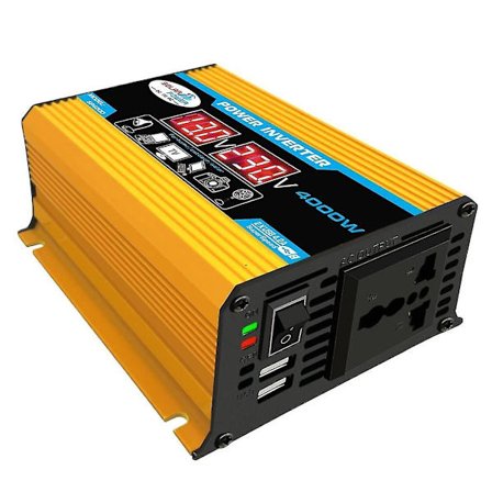 4000W Topp DC 12v till AC 220v Strömkonverterare Bil Laddare Inverter