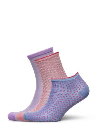 Mix Sock Pack W.12 Lingerie Socks Footies/Ankle Socks Lilla Becksöndergaard