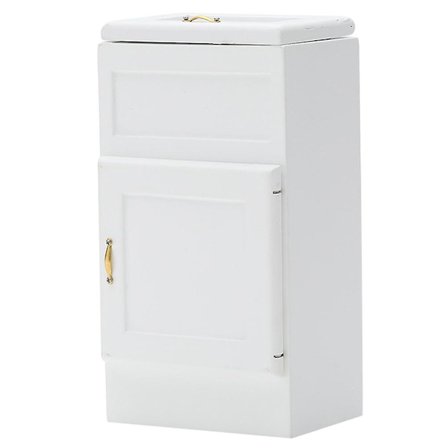 Kjøleskap Tilbehør Mini Hus Tilbehør Kjøleskap Modell Miniatyr Scene Tilbehør Dukkehus Møbler Sett Tre Miniatyr Sett