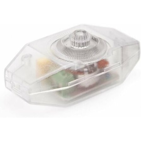 LED Dimmer (Ledning) - 1 til 60 W - Kontinuerlig Variabel Intensitet - Kompatibel med Glødepærer - På/Av - Spenning 220 til 230 V - Ledningsdimmer - T