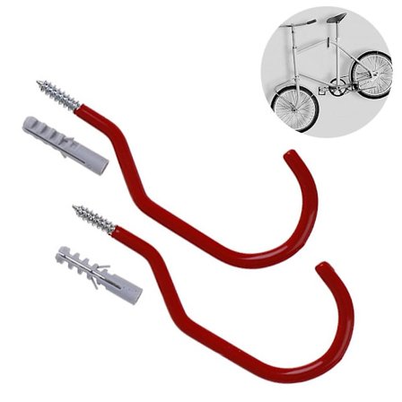 1 Par Sykkelkrok, Passer Alle Sykkeltyper, Bred Åpning, Enkel På/Av