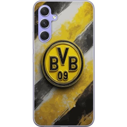 Kompatibel Mobilcover til Samsung Samsung Galaxy A54 Farverigt abstrakt puslespillsmønster, der symboliserer fællesskab, mangfoldighed og kreativite