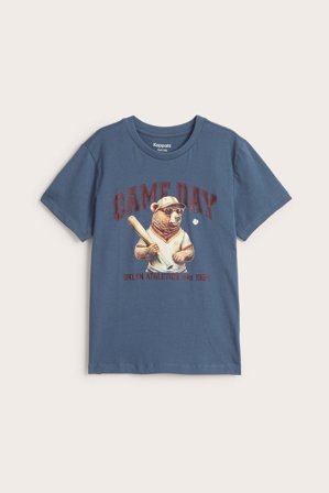 Kappahl | T-shirt z nadrukiem | Niebieski