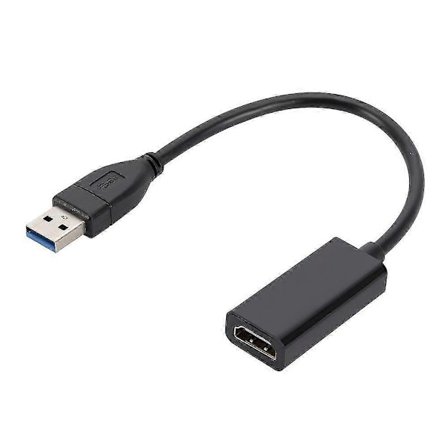 USB 3.0 til HDMI Adapter med Lyd til Bærbare Computere