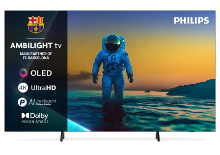 Philips 77" OLED810/12 OLED Smart Ambilight AI TV (2025) Ambilight Plus, 4K, 144hz. UHD, OLED, Google TV