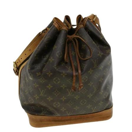 Louis Vuitton Vintage, Pre-owned Noe Monogram Bag Bruin, Dames, Maat:ONE Size,leer