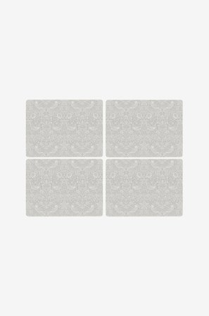 Pimpernel - Bordsunderlägg Pure Morris Strawberry Thief 4-pack - Flerfärgad - Löpare & tabletter - Från Homeroom