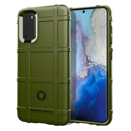 Rugged Shield cover - Samsung Galaxy S20 – Militærgrøn