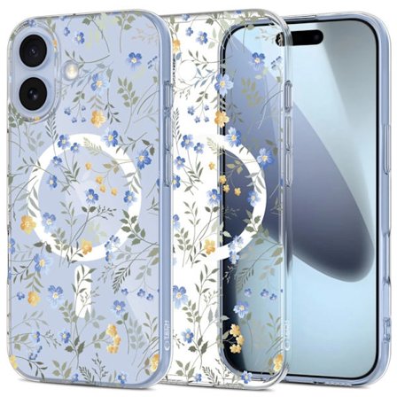 Tech-Protect Mobilskal till iPhone 17 Magsafe Flexair - Spring Flowers