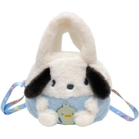 Plys Crossbody Taske til Kvinder, Sød Anime Skuldertaske, Nyhed Plys Håndtaske til Piger Fest