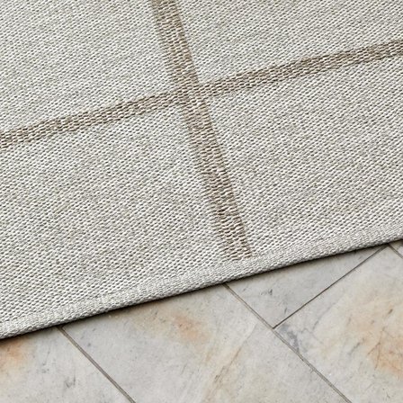 Pappelina Plastteppe Ada FossilGrey 70x225cm