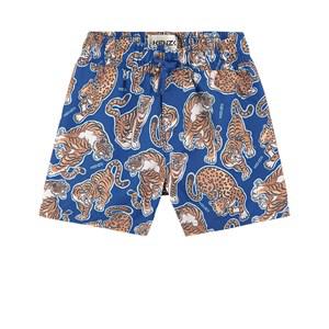 Kids - Kenzo Kids Blue Cat Print Swim Shorts 12 Months - Swimwear and coverups - 12 months - Blue