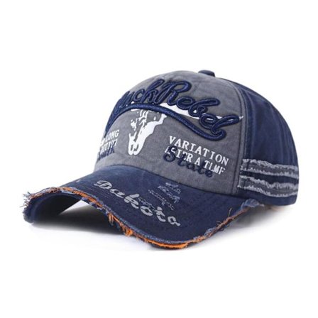 Broderi Baseball Caps Distressed Faded Cap NAVY