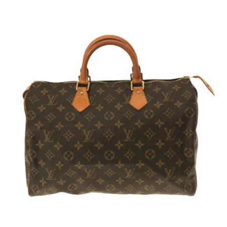 Louis Vuitton Vintage Pre-owned Speedy 35 Monogram Håndtaske Brun, Dame Vintage Tasker, Størrelse: ONE Size
