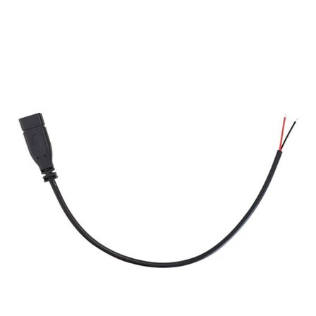USB C - 2-nastainen avoin liitin, Type C -naarasliittimet 0,25/1/2M