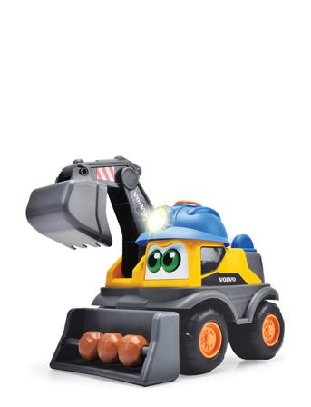 Abc Danny Digger Volvo Excavator, 25 Cm Toys Toy Cars & Vehicles Toy Vehicles Trucks Yellow ABC