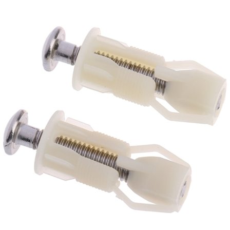 2 kpl WC-istuimen saranoiden ruuveja, WC-kiinnikkeitä, sopivat WC-istuimiin