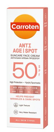 Carroten Suncare Face Cream SPF 50 50 ml, Skincare, Solcreme, Solcreme Til Ansigtet