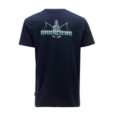 Grundéns Logo Boat SS T-Shirt Dark Navy - L
