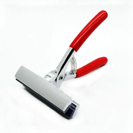 Lærredsspændetang - 20 x 12 cm - Fjederbelastet tang Bredt metal legerings polstringsværktøj med polstrede håndtag til træstrækkere til lærred og