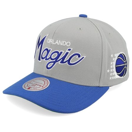 Mitchell & Ness - NBA Grijs adjustable Cap - Orlando Magic Team Script 2.0 Pro Orlando Magic Grey @ Hatstore