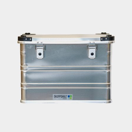 Aluminiumlåda Skeppshultstegen, 592 x 388 x 412 mm, 76 liter