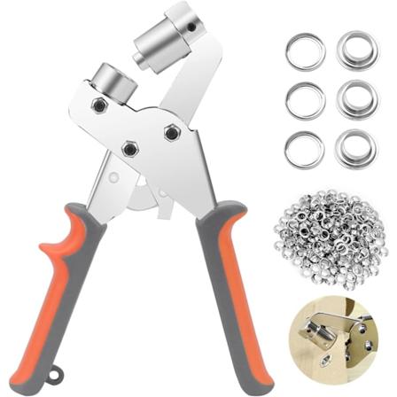 Cisea- ljett ng, ammattilaissarja 100 osalla (sis halkaisija 10 mm) metallilenkit nahka- ja pressukangas-, kangas-, PVC-verhoille