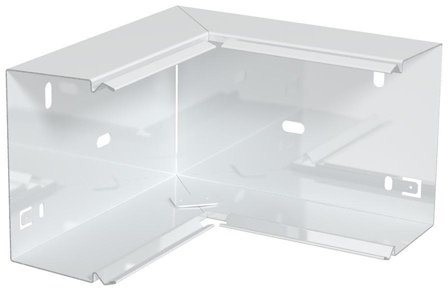 Obo Bettermann 6249639 Innerhörn elförzinkad, polarvit 100 x 60 mm, Installationsmaterial