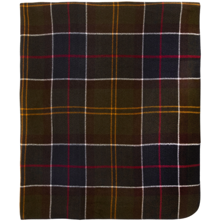 Barbour Dog Tartan Blanket Classic Tartan