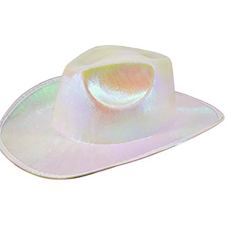 Shiny Paljett Light Up Cowboy Hat
