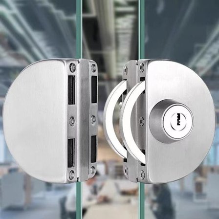 Ruoksiton lasioven lukko ilman jumittumista, 3 kupariavaimella