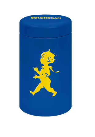 Solstickan Design Tändsticksrör Sverige Dekoration Blå 5,3x9,5 cm