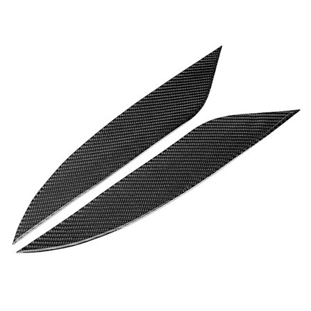 2 stk. Venstrekjørt frontlykt øyenbryn deksel trim klistremerke passer for Toyota Land Cruiser 14-17