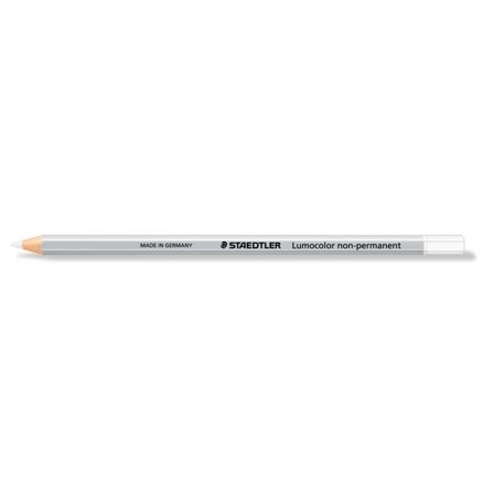 Staedtler Lumocolor Non-Permanent Omnichrom Pencil White (Pack 12) 108-0