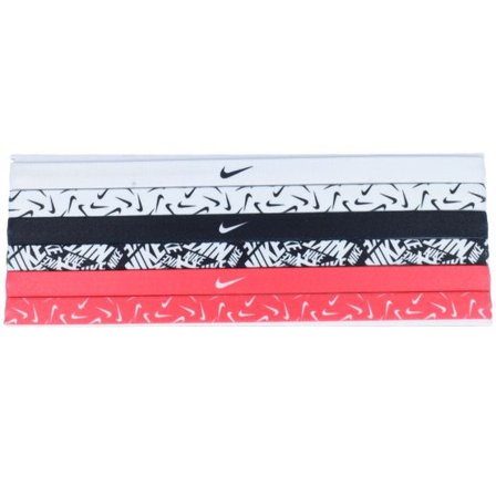 Nike - Vit headband Beanie - 6 Pack Print White/Pink/Black Headbands @ Hatstore