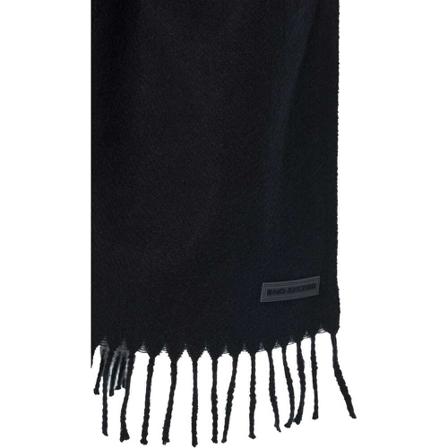No Excess, Scarf woven solid black Zwart, Heren, Maat:ONE Size