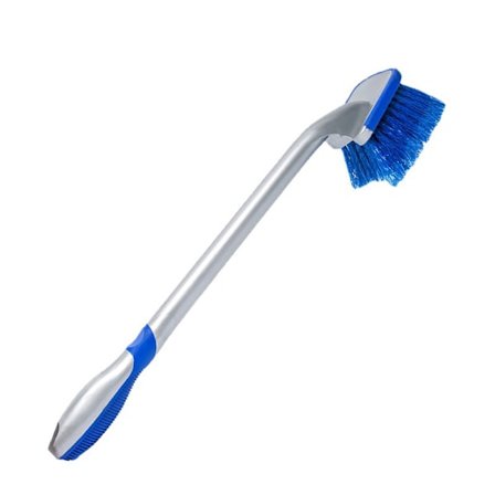 Borste för bilhjul - och fälgdetaljb borste - Färgvänlig fälgborste - Ekborste - Cykel-/bilborste - Bilhjul rengöringsborste, så