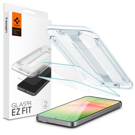Spigen Glas.tR EZ Fit karkaistu lasi Samsung Galaxy S24 FE -puhelimeen (2 kpl.)