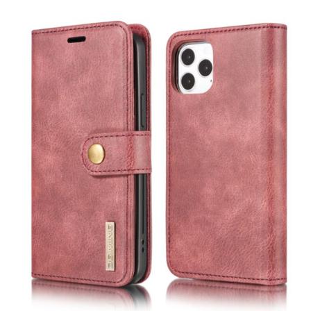 Dg.ming Plånboksfodral Med Magnetskal För Iphone 12 /12 Pro Brun