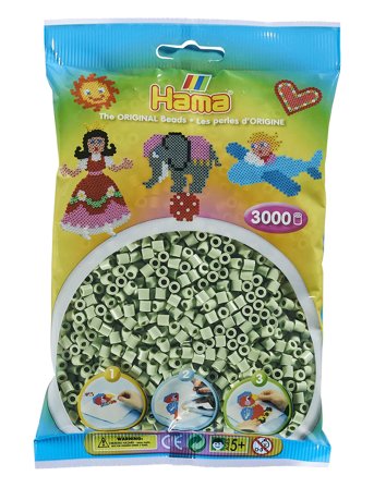 Hama Midi Beads 3000 Pcs. Eucalyptus Patterned Hama