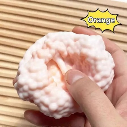 Drue Stressball, Fargerike Perler Formbar Vakuum Ball Stressball Squishy Leke