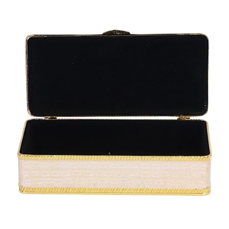 Vintage Smykkeskrin Høj Kapacitet Anti Ridser Elegant Rektangulær Form Smykker Dekorativ Æske til Hjemmet Feriegaver