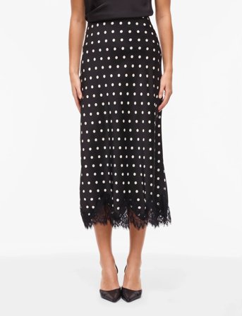 Vila Vidota Ankle Skirt - Black - 34