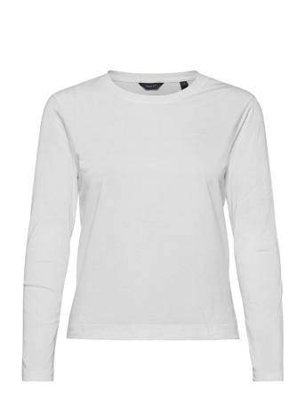 Original Ls T-Shirt T-shirts & Tops Long-sleeved Vit GANT