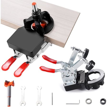 35 mm skjult hængsel jig, hængselhul hængselboreguide, hæng, ZQKLA