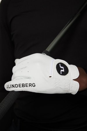 J.Lindeberg - Golf - Ron Leather Golf Glove A - White - Man - L