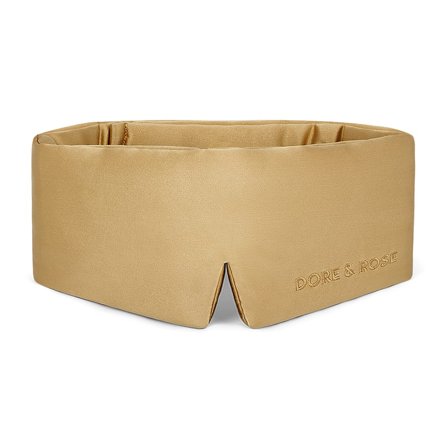 Dore & Rose Deep sleep Mask Gold, Tøj & Bolig, Rejsetilbehør, Sovemasker
