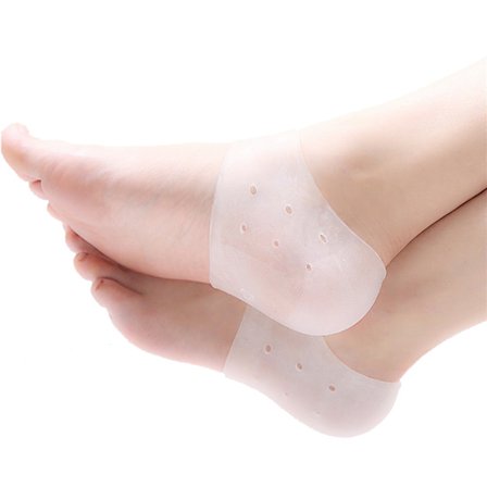 Mjuka Slittåliga Silikon Hälinlägg (1-Par)