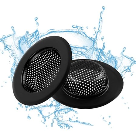 Diskho sil, 2-pack köksdiskho sil - rostfri stål diskho sil, lämplig för de flesta diskho avloppsrör.