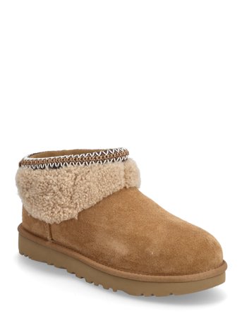 UGG W Classic Ultra Mini Maxi Curly - Beige - 36